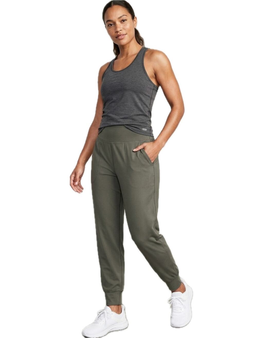 NWT Old Navy Green Go Dry High Rise Powersoft Joggers Medium